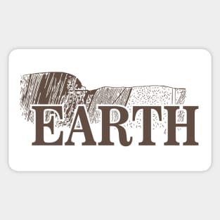 Earth logo symbol Sticker